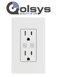 Qolsys IQ Smart Socket PG enchufe inteligente 1800 W Blanco