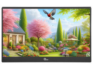 Qian QMP-IP16S televisor y monitor portátil Negro 39.6 cm (15.6") LCD 1920 x 1080 Pixeles, Full HD, 16.7 millones de colores