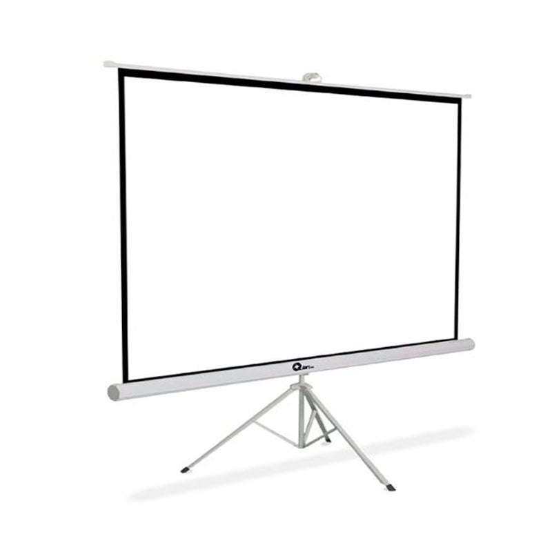 PANTALLA PROYECCION QIAN DIBAN QPD-69603 120" TRIPIE BLANCA MATE, RETRACTIL