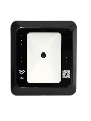 Lector Esclavo QR500B ZKTECO, NFC, Tarjeta Mifare 13.56MHz, DC 12V/5V USB, Cable USB, Wiegand, InBio, Serie C3