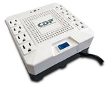 R-AVR1808 - CDP R-AVR1808 1800VA/1000W AVR, 8 Salidas, 175 Julios, Proteccion RJ45, 120 Vac Regulador de Voltaje 120 V 50/60 Hz 12 A 120 V
