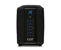 R-UPR508 - NO BREAK CDP R-UPR 508 500VA 250 WATTS 8 CONTACTOS TIPO NEMA 5-15R( 4 CONTACTOS CON RESPALDO,AVR Y SUPRESION DE PICOS)MONOFASICO ALIMENTACION 120V TIEMPO DE RESPALDO 15 MIN