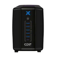 NO BREAK CDP R-UPR 508 500VA 250 WATTS 8 CONTACTOS TIPO NEMA 5-15R( 4 CONTACTOS CON RESPALDO,AVR Y SUPRESION DE PICOS)MONOFASICO ALIMENTACION 120V TIEMPO DE RESPALDO 15 MIN