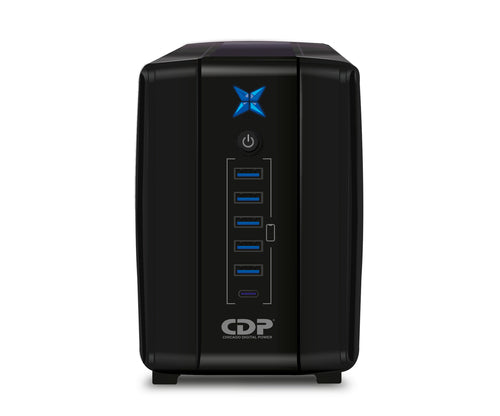 R-UPR758 - NO BREAK CDP 750VA 350W 8 CONTACTOS ENTRADA 120V SALIDA 80-145V