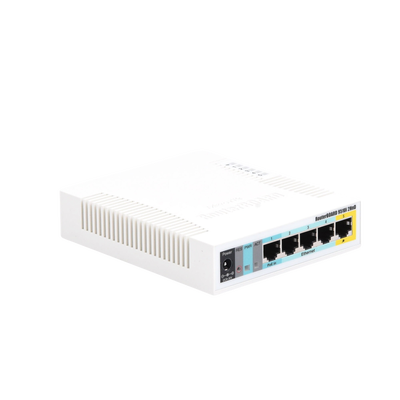 Mikrotik RB951Ui-2HnD Blanco Energía sobre Ethernet (PoE), 2.4 GHz, 100 Mbit/s