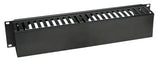Intellinet Organizador Horizontal 19", 2U, (Plástico) Rack Panel frontal Negro 48,3 cm (19") 790 g