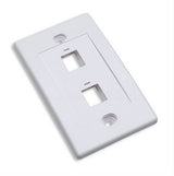 Intellinet Tapa para Caja (Faceplate) placas de pared y cubiertas de interruptor Blanco Convencional Universal Módulo Keystone