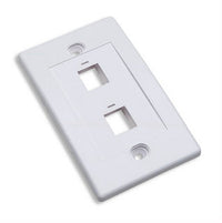 Intellinet Tapa para Caja (Faceplate) placas de pared y cubiertas de interruptor Blanco Convencional Universal Módulo Keystone