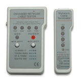 Intellinet Probador de Cables Multifuncional Cable Comprobador de cables UTP/STP RJ-11, RJ-45 Gris, Blanco Poder, Si