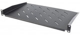 Intellinet Étagère cantilever 19", 1U, profondeur 300 mm, ventilée, charge max. 25 kg, noire, garantie trois ans Rack Cajón metálico para rack Negro Acero 25 kg