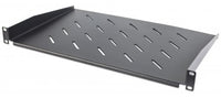 Intellinet Étagère cantilever 19", 1U, profondeur 300 mm, ventilée, charge max. 25 kg, noire, garantie trois ans Rack Cajón metálico para rack Negro Acero 25 kg