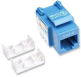 Intellinet JACK RJ45 CAT6 KEYSTONE DE IMPACTO AZUL módulos de conectores de red Plano Azul RJ-45 Hembra
