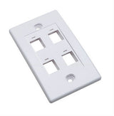 Intellinet Tapa para caja placas de pared y cubiertas de interruptor Blanco Plástico Convencional Universal
