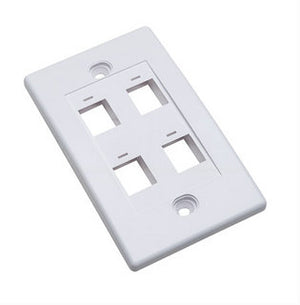 Intellinet Tapa para caja placas de pared y cubiertas de interruptor Blanco Plástico Convencional Universal