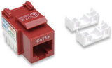 Intellinet JACK RJ45 CAT5E KEYSTONE DE IMPACTO ROJO módulos de conectores de red Plano Rojo RJ-45 Hembra