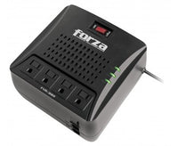 Regulador de Voltaje FORZA FVR-3001M Automático 3000VA/1500W 8 Tomas Negro Hogar/Oficina
