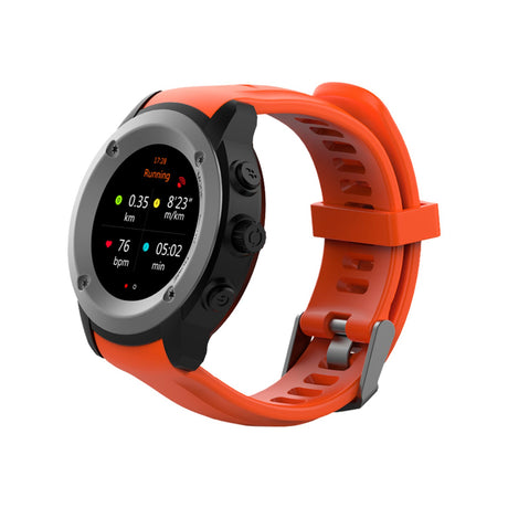 Ghia Smart Watch Draco /1.3 Touch/ Heart Rate/ Bt/ Gps/ Gac-071 / Color Anaranjado FullOffice.com