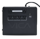 NO BREAK UPSVICA 900VA/500W 6TOMAS, 1 PUERT USB, PANTALLA LCD, PROTECCIÓN SOBRETENSIÓN
