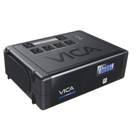 NO BREAK UPSVICA 900VA/500W 6TOMAS, 1 PUERT USB, PANTALLA LCD, PROTECCIÓN SOBRETENSIÓN