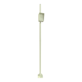 RF-SOP - Epcom Montaje para piso / Tubo calibre 18 de 2" / Altura 2.5 m (8.2 ft) RF-SOP