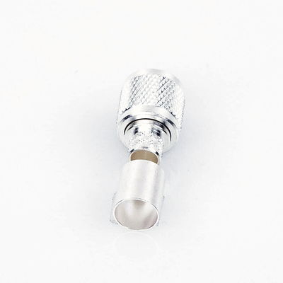 RFU-507-ST - Rf Industries,Ltd Conector UHF Macho / Anillo Plegable / Bronce Plateado RFU-507-ST