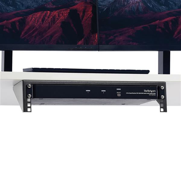 RK219WALLV - StarTech.com Rack de Acero Vertical de Pared 2U 19in Pulgadas para Equipos Montaje Vertical Armarios Rack 2U Bastidor de