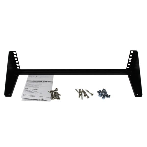 RK219WALLV - StarTech.com Rack de Acero Vertical de Pared 2U 19in Pulgadas para Equipos Montaje Vertical Armarios Rack 2U Bastidor de