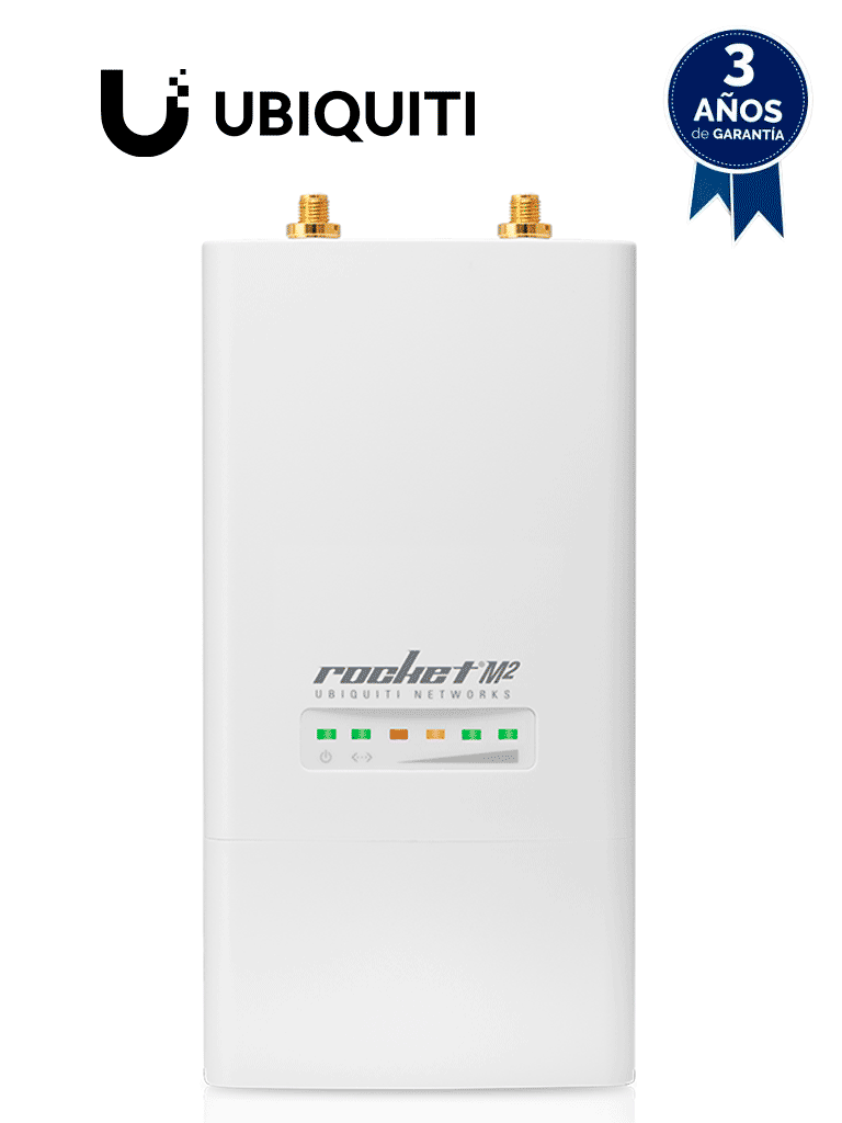 Ubiquiti RocketM2 - Radio Airmax 2.4GHz RP-SMA MIMO, 28 dBm, 150 Mbps