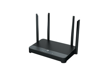 Netis System NX31 router inalámbrico Gigabit Ethernet Doble banda (2,4 GHz / 5 GHz) Negro