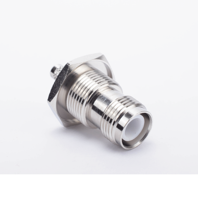 RP-1212-C - Rf Industries,Ltd Conector TNC Hembra Inverso / Chasis Anillo Plegable / Cable RG-58/U