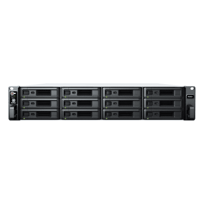 Synology RackStation RS2423+ servidor NAS o de almacenamiento Bastidor (2U) Ryzen Embedded V1780B 8 GB DDR4 0 TB DiskStation Manager Negro, Gris