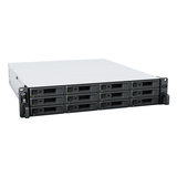 Synology RackStation RS2423+ servidor NAS o de almacenamiento Bastidor (2U) Ryzen Embedded V1780B 8 GB DDR4 0 TB DiskStation Manager Negro, Gris