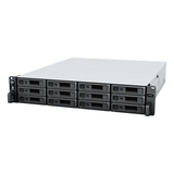 Synology RackStation RS2423+ servidor NAS o de almacenamiento Bastidor (2U) Ryzen Embedded V1780B 8 GB DDR4 0 TB DiskStation Manager Negro, Gris