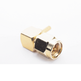 RSA-3010-1B - Rf Industries,Ltd Conector SMA Macho en Ángulo Recto Para RG-174/U, Grupo B, Oro/ Oro/ Teflón