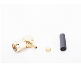 RSA-3010-1B - Rf Industries,Ltd Conector SMA Macho en Ángulo Recto Para RG-174/U, Grupo B, Oro/ Oro/ Teflón