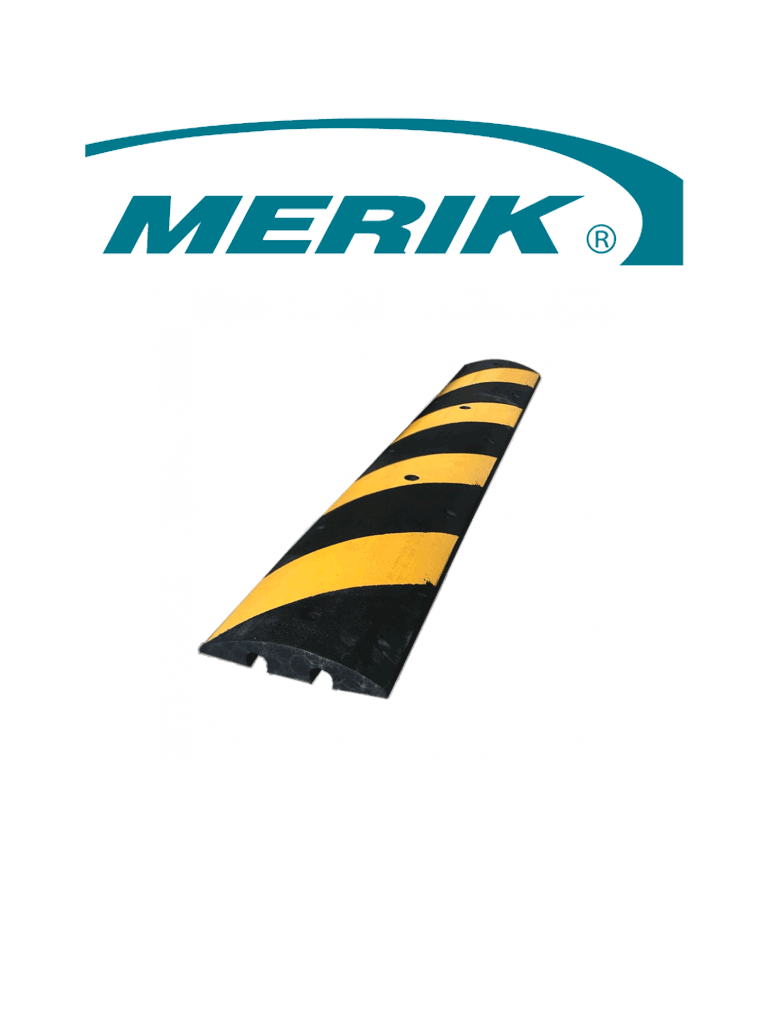 Reductor de Velocidad Liftmaster 100, Caucho Reciclado, Negro/Amarillo, 6 Pies