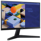 Monitor Samsung Essential LED 22" Plano FHD Resolución 1920 x 1080 Panel IPS