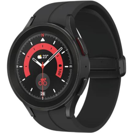 Watch 5 Pro Samsung Galaxy Bluetooth Pantalla Super AMOLED 1.4" 45mm Resolución 450x450 Color Negro