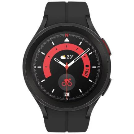 Watch 5 Pro Samsung Galaxy Bluetooth Pantalla Super AMOLED 1.4" 45mm Resolución 450x450 Color Negro