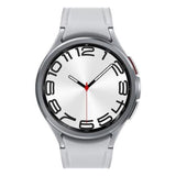 Smartwatch Samsung Galaxy Watch 6 Bluetooth 47mm Super AMOLED 480x480 Plata, Resistente al Agua 50m, Monitor de Ritmo Cardíaco