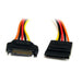 SATAPOWEXT12 - StarTech.com Cable de 30cm de Extensión de Alimentación Corriente SATA - 15 pines Cable 0,305 m SATA de 15 pines SATA de 15 pines Macho