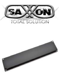 SAXXON 70060100- Tapa ciega de 1 Unidad de Rack/ Medidas de 48.2 cm de ancho (19") x 4.4 cm de profundidad/ Metalica