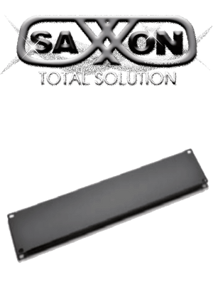 SAXXON 70060100- Tapa ciega de 1 Unidad de Rack/ Medidas de 48.2 cm de ancho (19") x 4.4 cm de profundidad/ Metalica