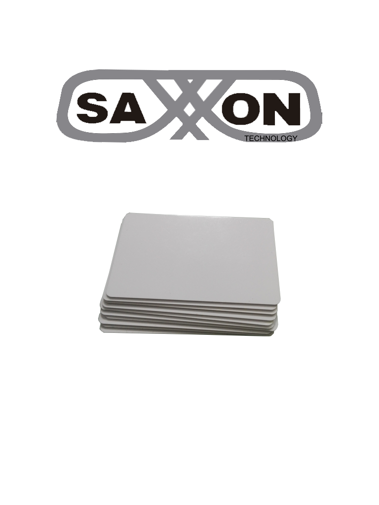 Paquete de 10 Tag de PVC UHF ID Compatible con Lectores SAXR2656/SAXR2657, 125kHz EPC Gen2, Folio Impreso
