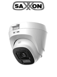 SAXXON Cámara Turret SUA-HAC-T20P-0280B, 2 MP, Lente 2.8 mm, IR 20 m, 100° Ángulo