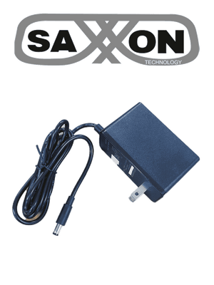 Fuente de Poder Regulada SAXXON 12Vcc 1.5A Conector Macho 100-240V - CCTV, Acceso, Asistencia