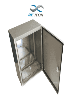 Gabinete metálico para uso exterior IP65, 600x400x200 mm, NEMA 4