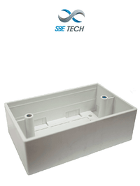SBETECH  CUNIV2 - Caja universal de PVC / 2X4 / Gama económica / Fácil instalación/ Fácil limpieza