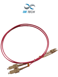 SBE Tech SBE-JUMLC-SC-1M50 Cable de fibra óptica e InfiniBand 1 m LC Azul