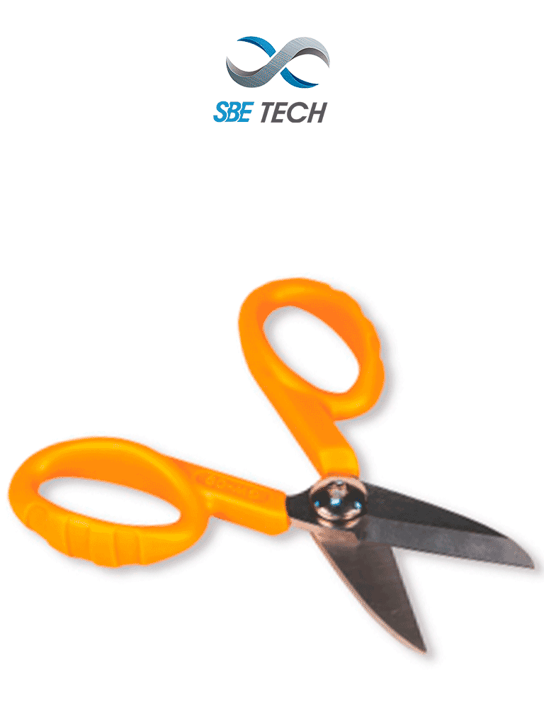 Tijera Ergonómica SBETECH SBE-KS-1 de Acero Inoxidable, 6.5 Pulgadas, para Cortar Kevlar